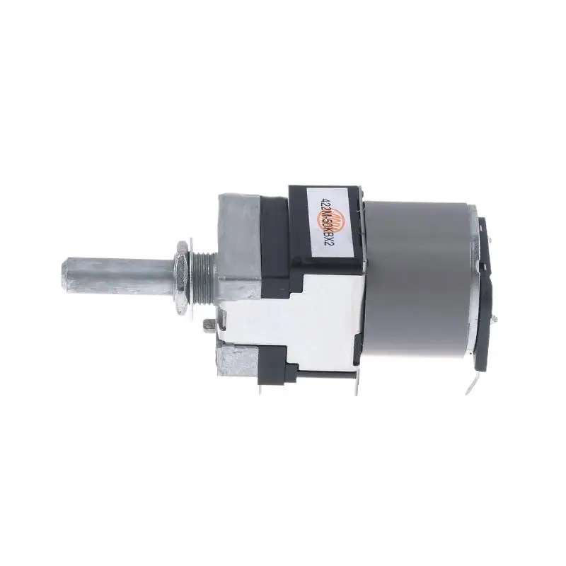 1 قطعة المحرك Pm6006 حجم الجهد المحرك B50K المزدوج 8-Pin مع الحنفية 25 مللي متر Hlaf رمح