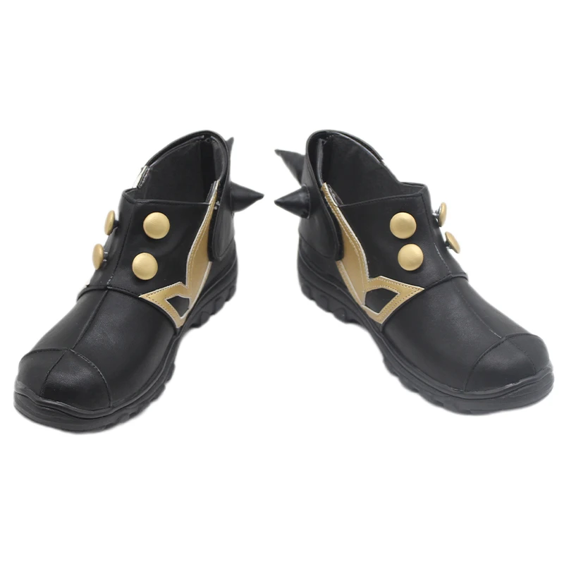 Magiczna Gra Cosplay Rivali Buty Botki Superbohater Halloween Karnawał Czarne Buty Szyte na Miarę