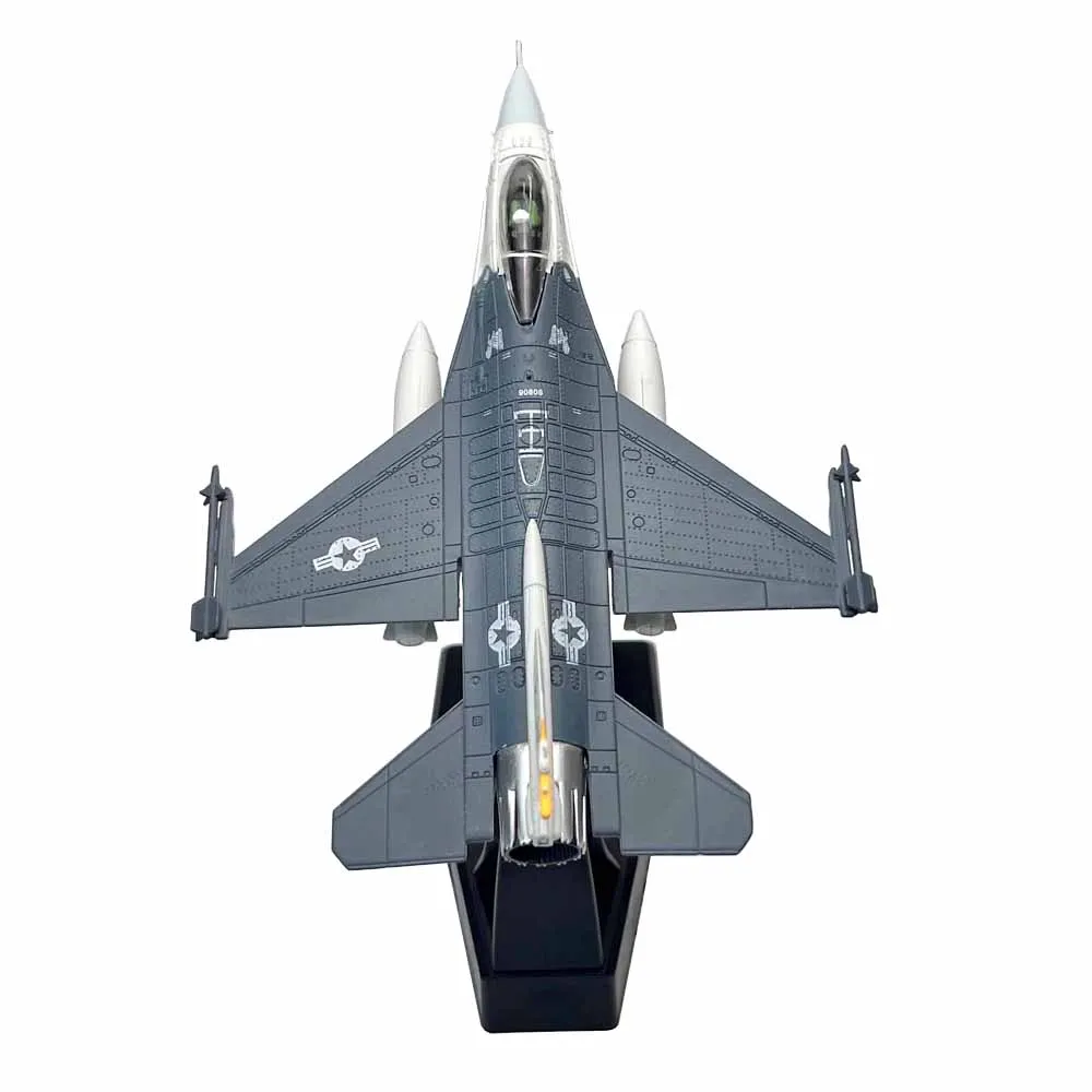 1/100 Scale F-16 F16C Fighting Falcon U.S. Pacific Squadron Alloy Fighter Diecast Metal Airplane Plane Aircraft Model Toy