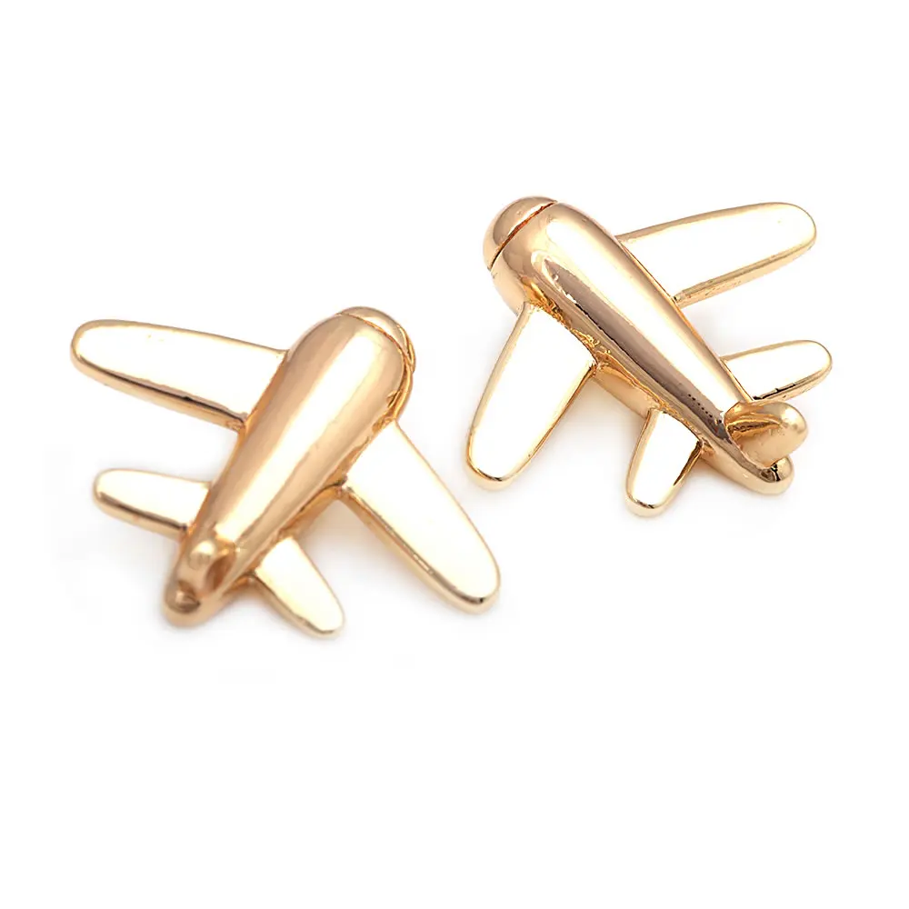18K Gold Color Airplane Bicycle Tower Windmill Charms Pendants High Quality Diy Jewelry Making Necklace Earrings Accessories