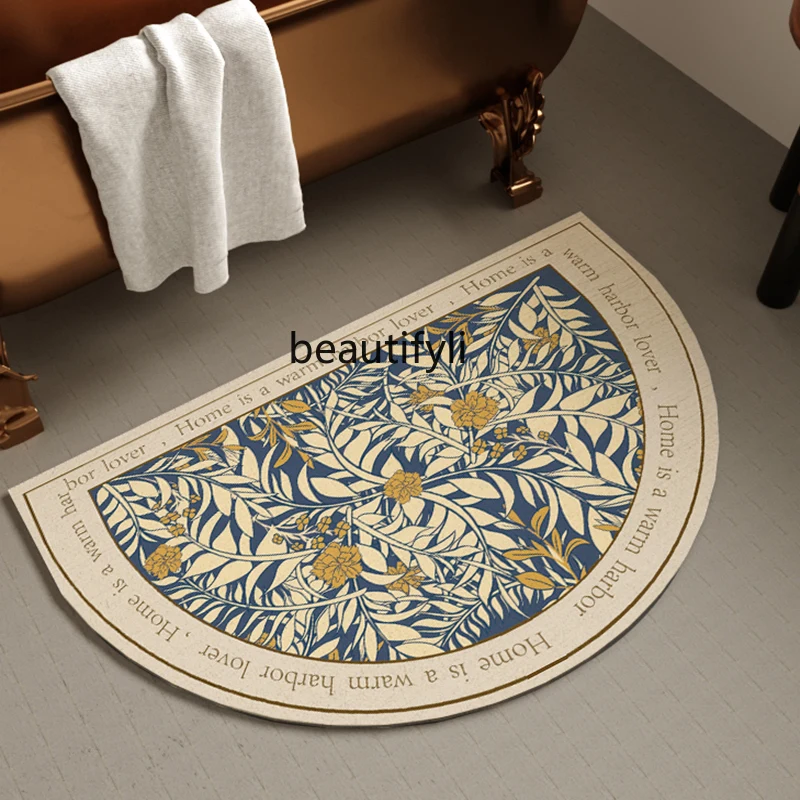 

Diatom Ooze Bathroom Mats Absorbent Non-Slip Bathroom Quick-Drying Foot Mat Stain-Resistant Mat