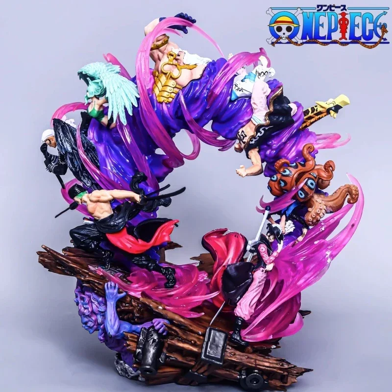 

2024 Hot Selling 24cm One Piece Anime Figures Zoro Gk Figurine Onigashima King Of Hell Action Figure Pvc Statue Model Toys Gifts