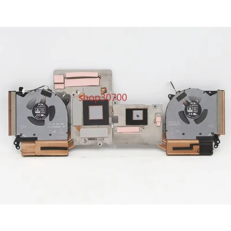 A=For Lenovo Legion 5-15ACH6H Thermal Heatsink With Fan 5H40S20312 5H40S20311 5H40S20310 100% Tested Fast Ship