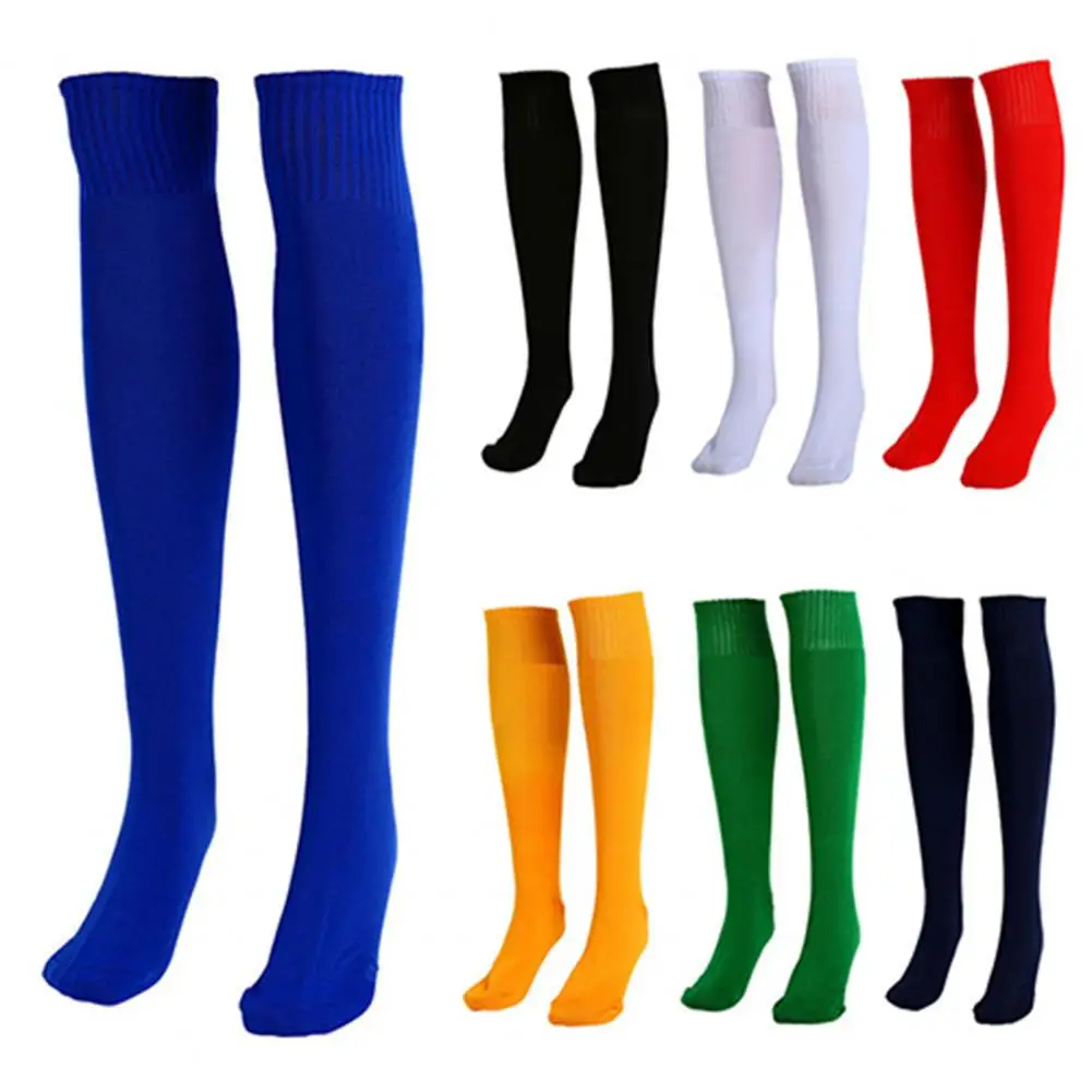 Football Socks Long Knee Length Men Women Children Adult Sports Socks Sweat Absorbent Basketball Knee Socks Running Socks