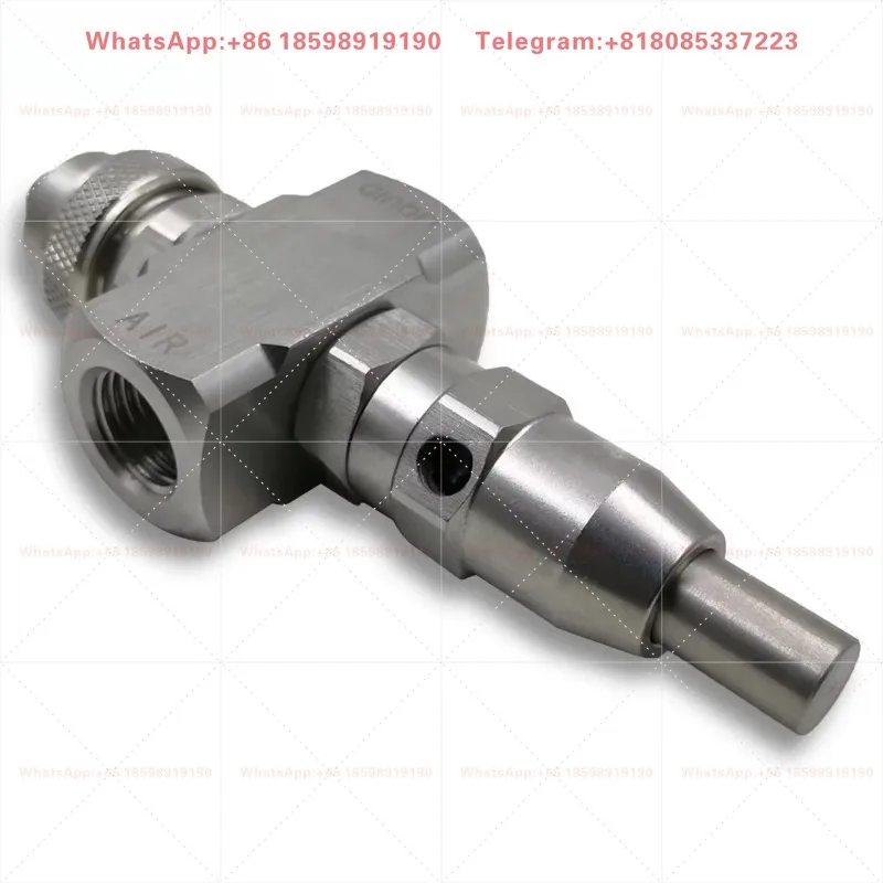 JCO Air Atomizing Nozzle With Cleanout Needle Air-water Mixing Humidification and Dust Removal Air Anti-clogging Nozzle