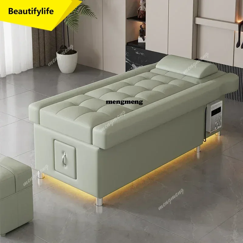 X188 Custom Luxury Modern Head Spa Foot Bath Back Lift Electric Reclining Massage Shampoo Bed
