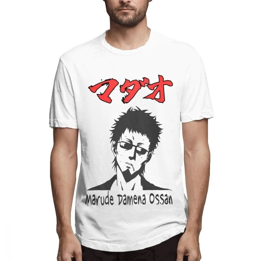 Anime Graphic Homme High Street Tee Shirts Shirt Men Camiseta S-5XL Plus Size Popular Gintama Hasegawa Taizou T Shirt summer