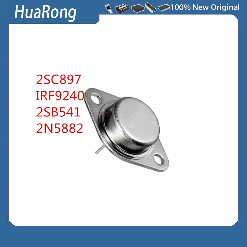 2 قطعة/الوحدة 2SC897 2SA757 IRF9240 IRF240 2SB541 2SD388 2N5882 2N5880 TO-3