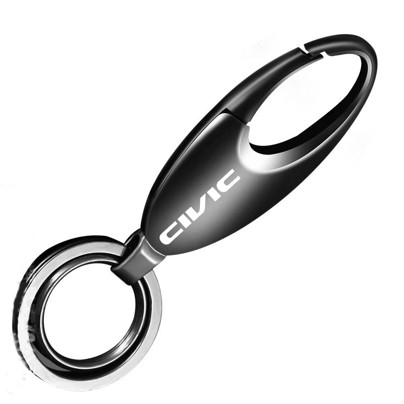 For HONDA ACCORD city Vezel CRV FIT Vtec DOHC Pilot TYPE R Modulo Insight Vezel Favorit keychain leather keychain metal gift