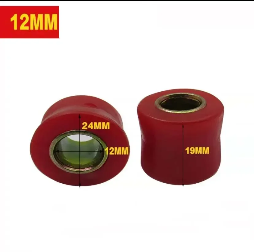 2Pcs Universal Motorcycle 10MM 12MM Rear Shock Absorber Sleeve Buffer Rubber Ring Bushing Fixed Ring Rear Sleeve Scooter