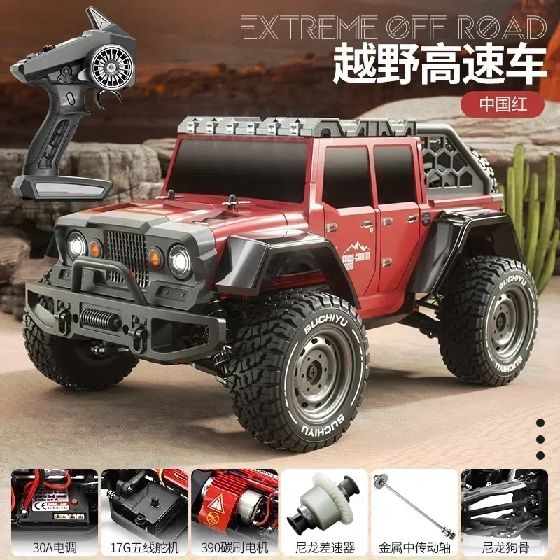 1:16 Rc Auto 'S Off Road 4X4 2.4G Full Scale Off-Road Afstandsbediening Klimvoertuig Retro Simulatie Auto Speelgoed Voor Jongen Cadeau