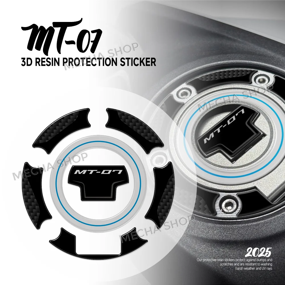 For MT-07 MT07 2025 Fuel Tank Cap Protection Sticker Kit