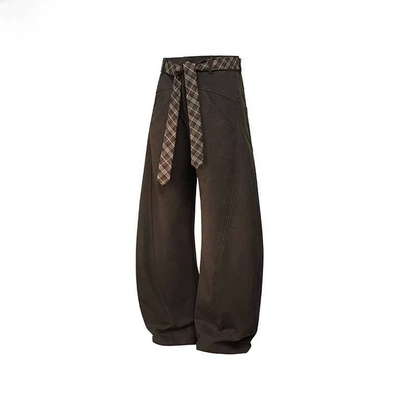 Dark brown [casual pants]