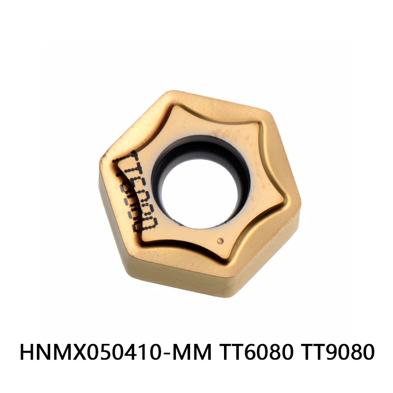 HNMX050410-MM TT6080 TT9080 Carbide Inserts HNMX 050410 MM Metal Lathe Cutter Tools 100% Original HNMX050410 CNC Tool Cutting