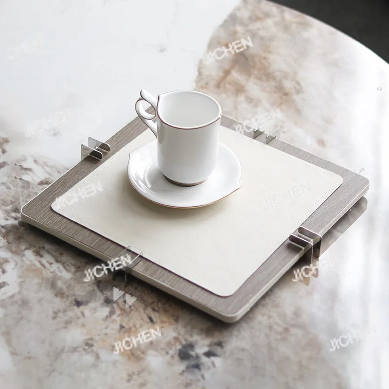 

Декоративные подносы для хранения, эстетические кожаные декоративные тарелки, роскошные элегантные креативные красивые тарелки для спальни, украшения стола