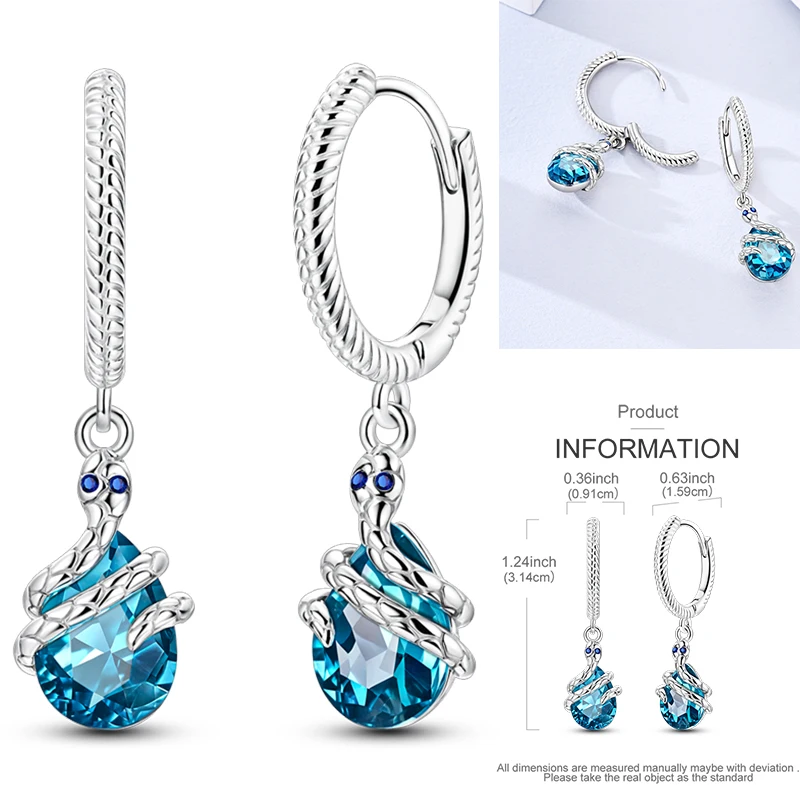 925 Sterling Silber Bunte Creolen Ohrringe mit Erdbeere, Libelle, Sonnenblume, Krabbe, Mantarochen und Lebensbaum als Geburtstagsgeschenk für Frauen – Detail 19