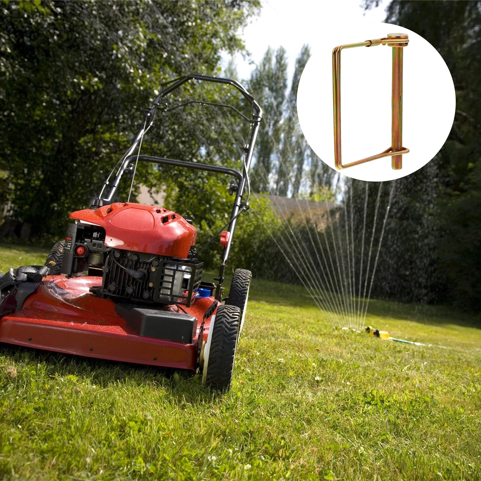 

10Pcs Safety Coupler Pin Heavy Duty Shaft Locking Pin Trailer Tractor Farm Trailer Hitch Fasteners Safety Fasteners