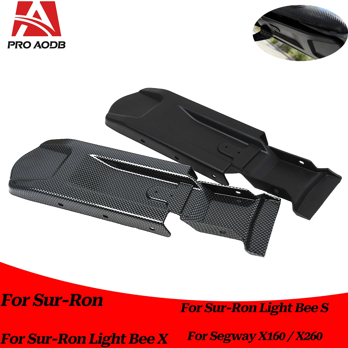 Electric Motorcycle Rear Fender Inner Plate Riding Parts For Sur-Ron Surron Light Bee X & Light Bee S For Segway X260 X160 Bike