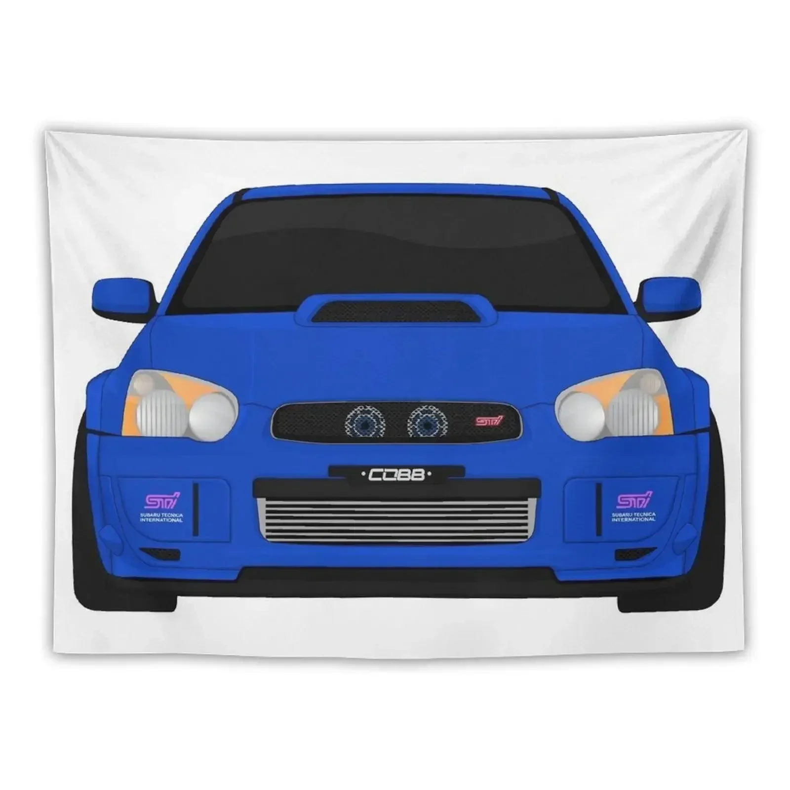 

IMPREZA 2.0 RALLY BLUE Tapestry Decor For Bedroom Wall Decoration House Decorations Living Room Decoration Tapestry