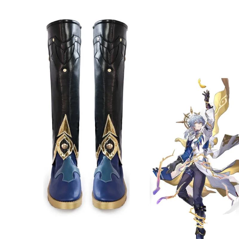 25COSSunday Scarpe Cosplay Honkai: Star Rail Gioco Nuova pelle Moda Stivali da combattimento universali Accessori per giochi di ruolo per feste di Halloween