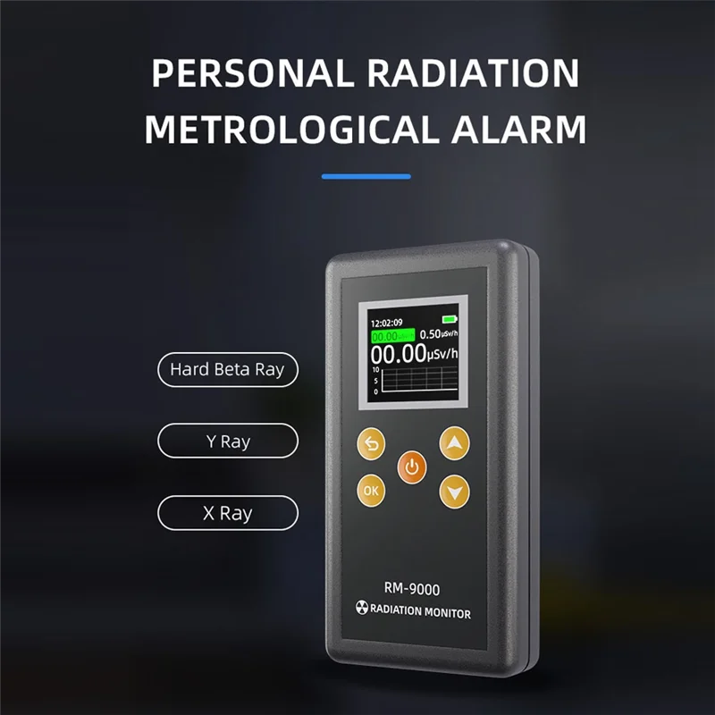 Портативный радиоактивный тестер Geiger Counter X Γ Β Ray для бассейнов, питьевой воды