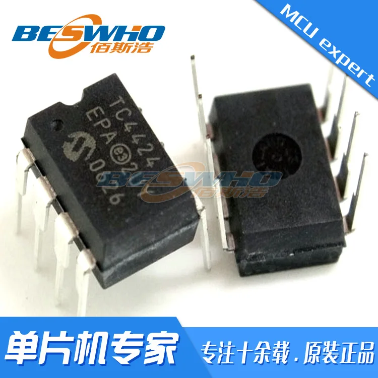 Chip MCU en línea TC4424EPA DIP8, IC, nuevo punto Original