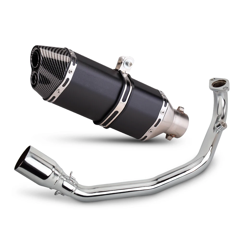 

motorcycle exhaust pipe gy6 exhaust system tank 200 efi scooter for yamaha zuma gy6 200cc