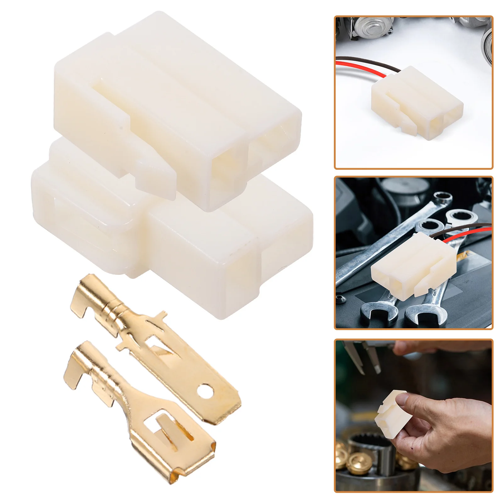 

10 set Automotive Wire Connectors Kit Electrical Cable Connectors Car Wiring Terminals Durable Conductive No Tools Required Auto