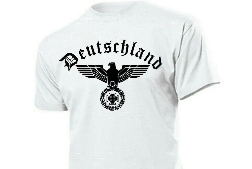 German deutschland eagle wehrmacht mixlitaryアーミーTシャツ、ロングまたはショートスリーブ、ww2