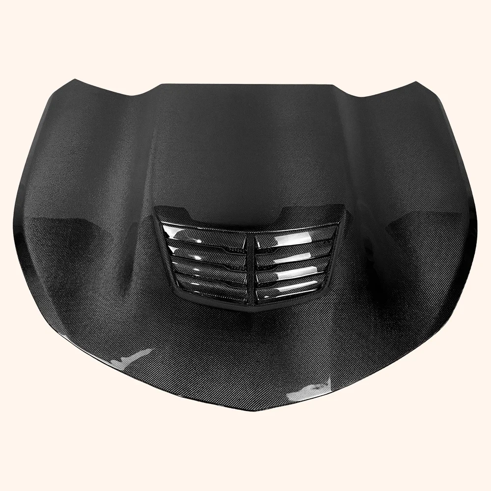 For Chevrolet Camaro 2016-22 Vented Style Carbon Fiber Front Bumper Hood Bonnet！