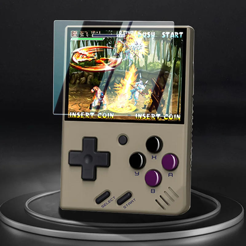 Disco de vidro temperado protetor de tela filme protetor capa para miyoo mini v2 retro handheld game console proteção acessórios