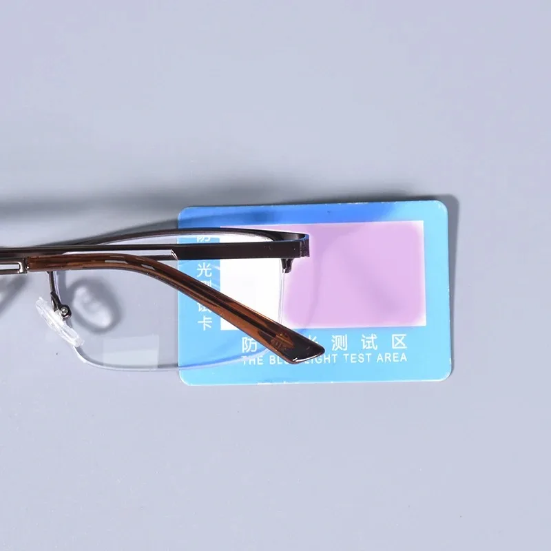 Leichte Halbrahmen-Lesebrille mit Blaulichtfilter für Altersweitsichtigkeit, Dioptrien +1,0+1,25+1,5+1,75+2,0+2,25+2,5+2,75+3,0+4,0 – Detail 12