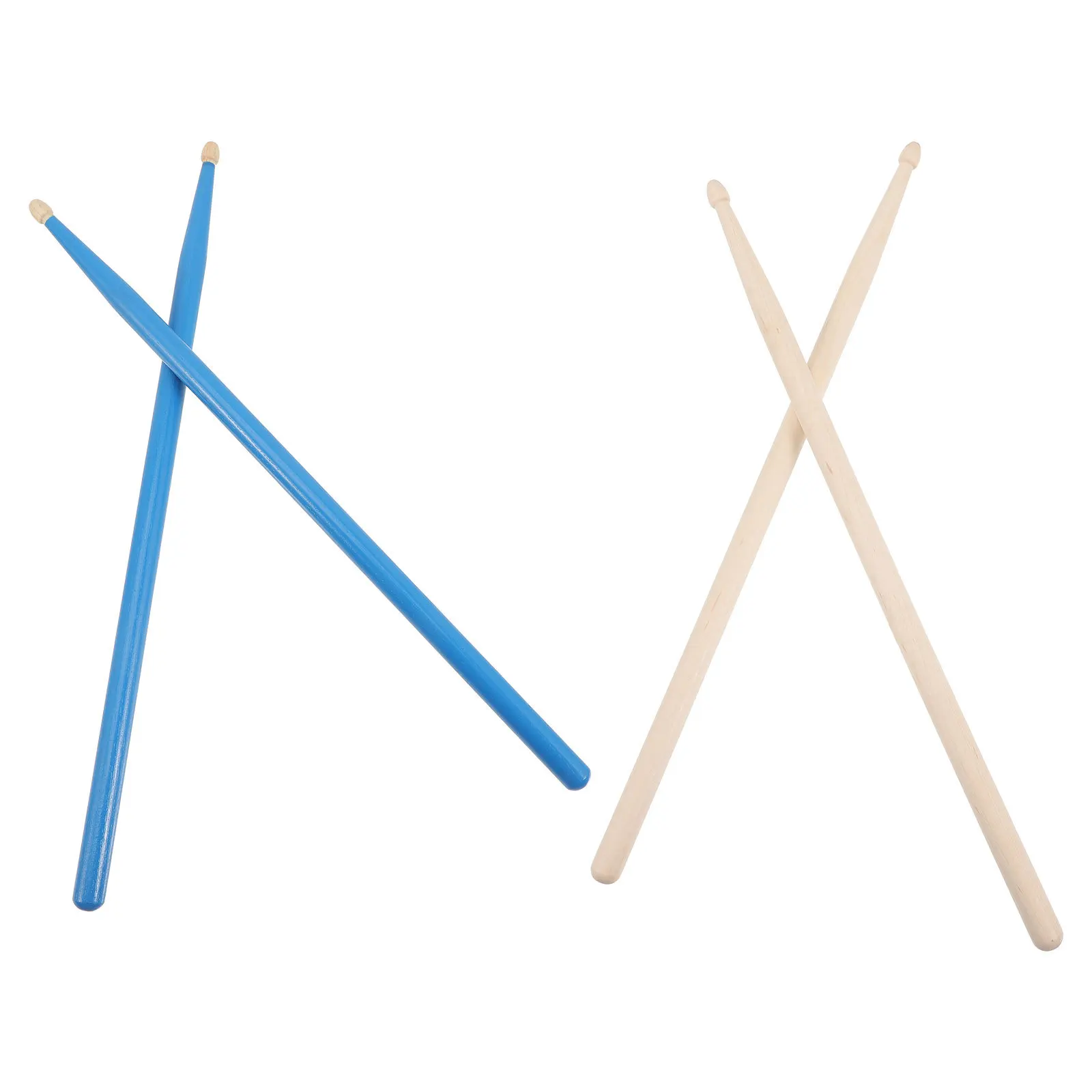 

2Pairs Wooden 5a Drumsticks Lightweight Durable Percussion Sticks for Drummers Drum Accessories Musical Instruments