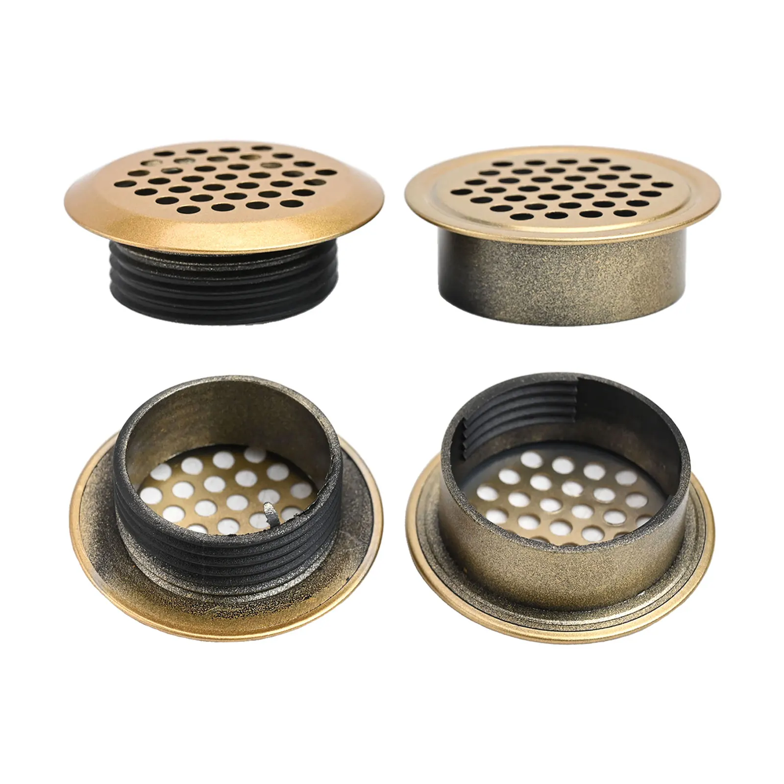 Cabinet Vent Cover 35mm show As The Picture Double-Sided Vents Cover Stylish Design 35mm Mesh Hole Efficient Ventilation