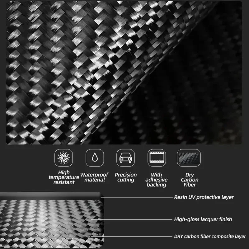 High Quality Real Carbon Fiber Rear Lip Bumper Diffuser Auto Exterior Modification Parts
