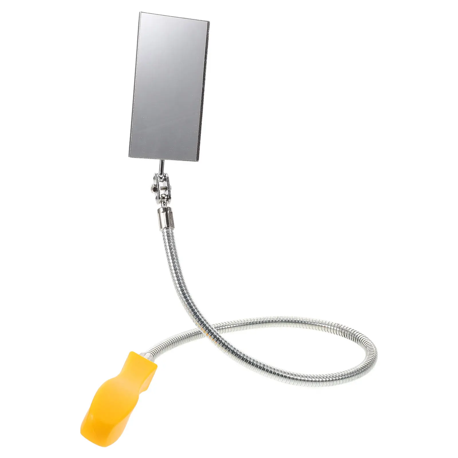 

360 Degree Foldable Telescopic Inspection Mirror with Non-Slip Handle for Undercarriage Engine and Hard-to-Reach Vehicle