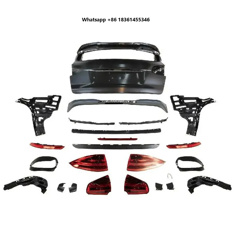 For 958.1 2011-2014 modified 958.2 GTS style rear bumper trunk gate Car Tail Body kit