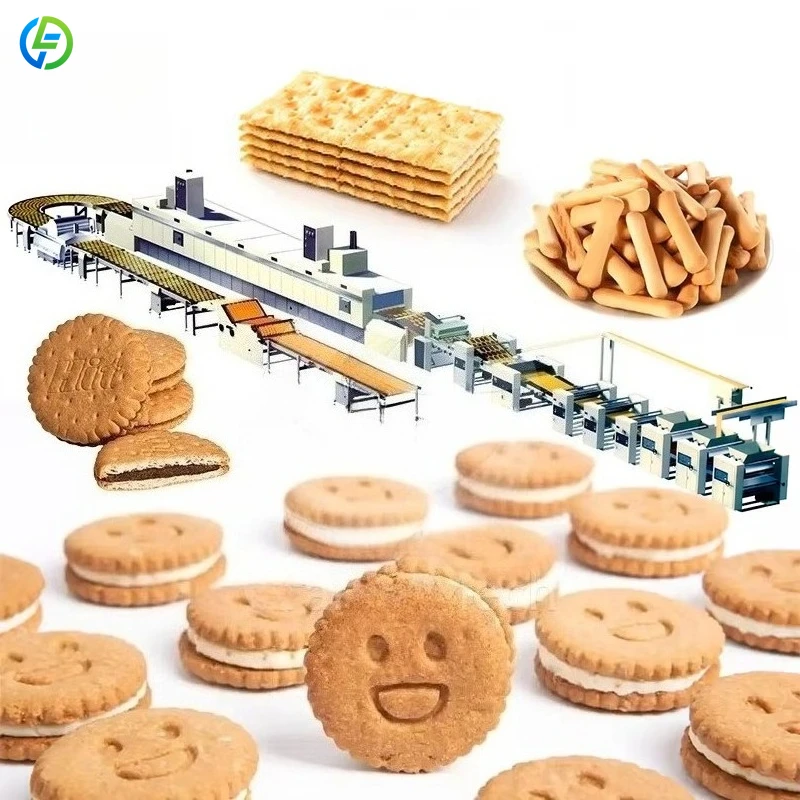 Factory Price Automatic Baked Rice Cracker Production Equipment Rotary Soft Cookie Bear Biscuit Maker Machine Customized