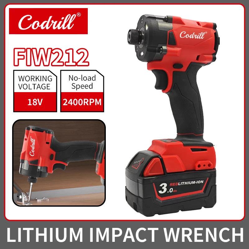 

Для Milwaukee 18 В аккумулятор бесщеточный аккумуляторный 1/2 электрический гаечный ключ отвертка для ремонта автомобилей и грузовиков ударная дрель электроинструменты