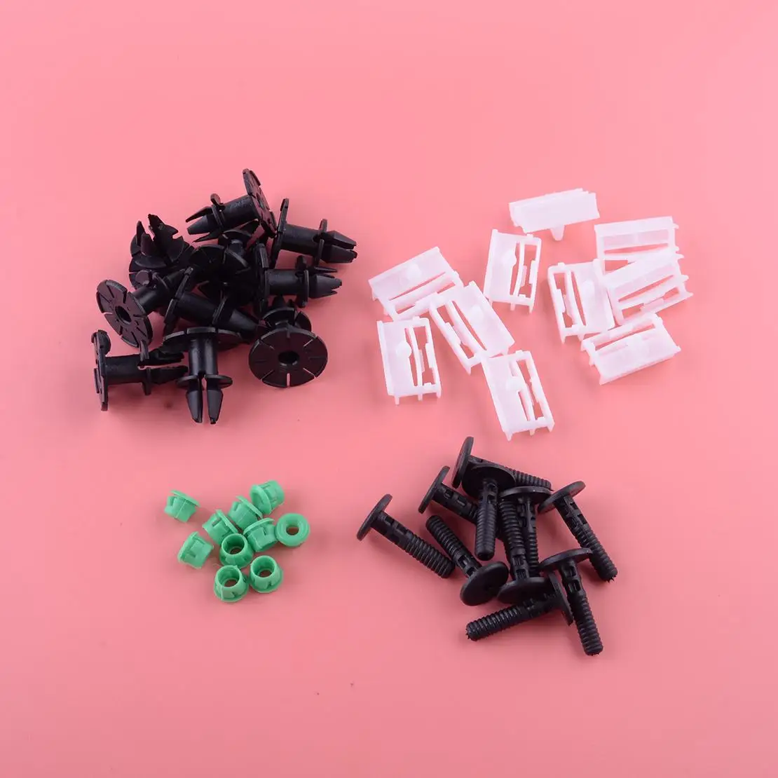 

40 шт. комплект фитингов боковой юбки, полный набор зажимов для 1 одинарной юбки, подходит для BMW 3 серии E90 E91