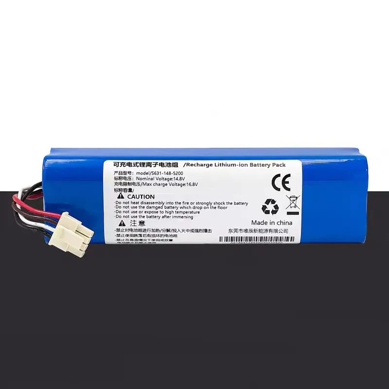 6800mAh 14.4V Li-ion Battery For Anker Eufy Robovac L10 L70 Robot Vacuum  Cleaner Accessories Spare Parts T2190G21 T2190 S90 X90