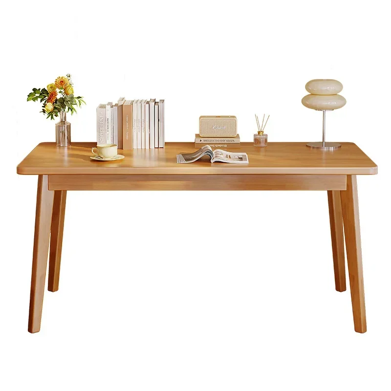 

-For Solid Wood Desk Bedroom Girls Small Table Household Student Learning Writing Desk Simple Computer Desk Adult&
