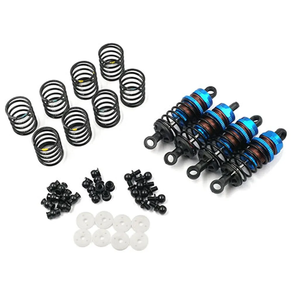 YEAH RACING ALUMINUM BIG BORE GO 55MM DAMPER SET 4PCS FOR 1/10 RC TOURING CAR #BBG-0055