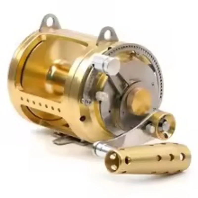 Tuna Ocean Boat Drum Fishing Reel Big Game Trolling Reel and Rod Combo for Saltwater