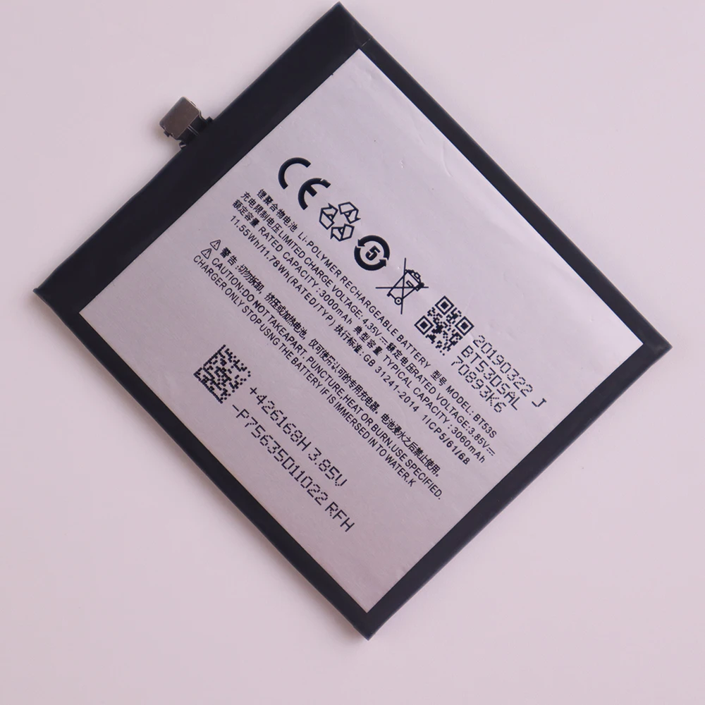 Meizu 100% Original Battery BT53S For Meizu Pro 6S Pro6S M570Q-S Pro 6 3060mAh High Quality Phone Batteries In Stock + Tools