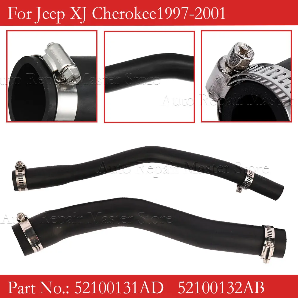 52100131AD 52100132AB wąż wlew zbiornika paliwa z 4 zaciskami do Jeep XJ Cherokee 1997-2001 — zdjęcie 3