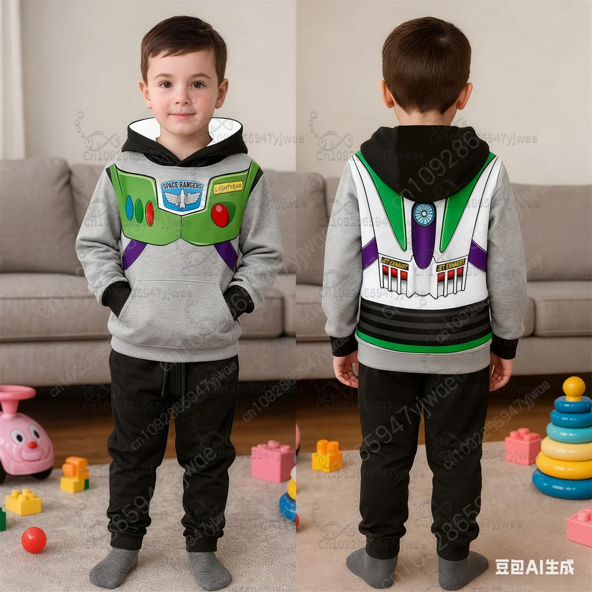 لعبة قصة زي وودي الطنانة الخفيفة Zurg جيسي تأثيري قميص للأطفال هالوين ثلاثية الأبعاد طباعة البلوز الكبار الخريف الشتاء هوديي