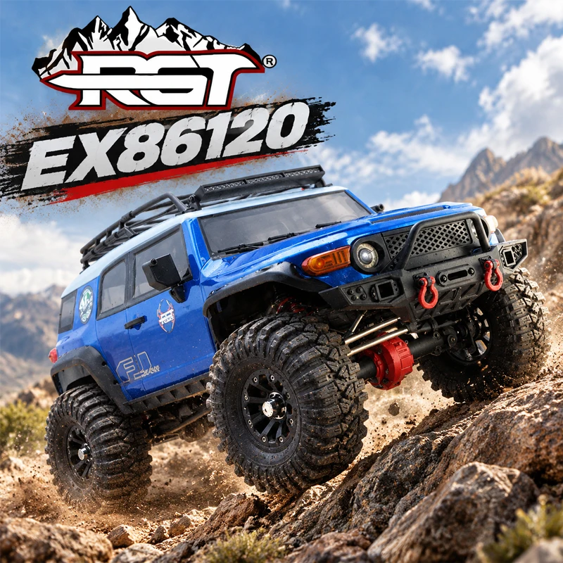 RGT EX86120 Land Cruiser FJ DESERT FOX 1/10 Scale Professional Remote Control 4WD Climbing Off-Road Vehicle Model RC Adult Toy