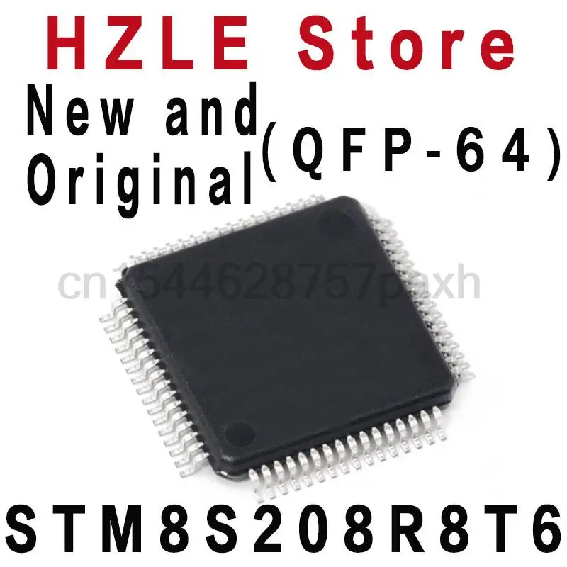 5PCS New and Original STM8S208RBT6 STM8S208 R8T6 STM8S208 RBT6 QFP-64 RONNY IC STM8S208R8T6