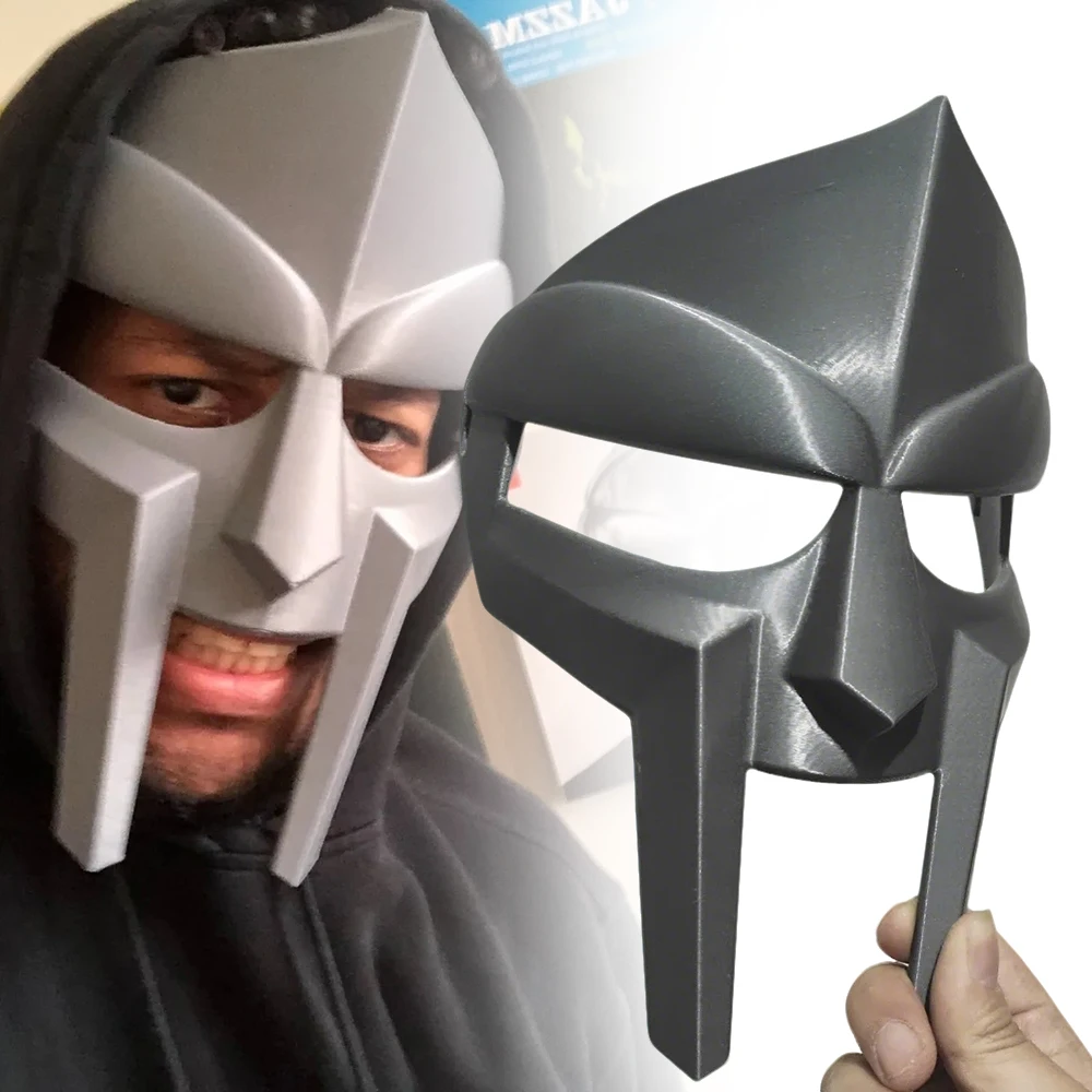 

MF DOOM Cosplay Mask Adult Knight Hip Hop Full Face Helmet Halloween Carnival Costume Prop